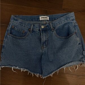 Women's Low Rise Baggy Carpenter Denim Shorts